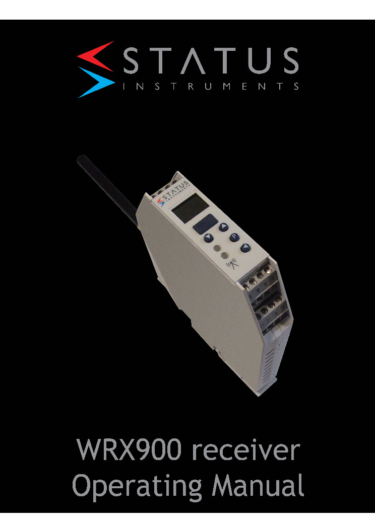 Status WTX700 Wireless Temperature Transmitter - Temperature
